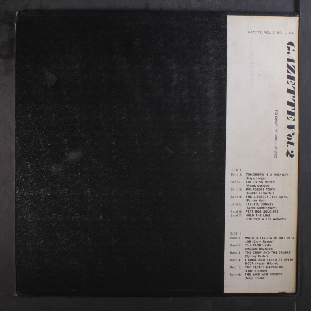gazette, vol. 2 by PETE SEEGER