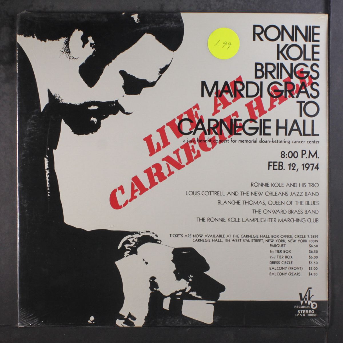 brings mardi gras to carnegie hall by RONNIE KOLE