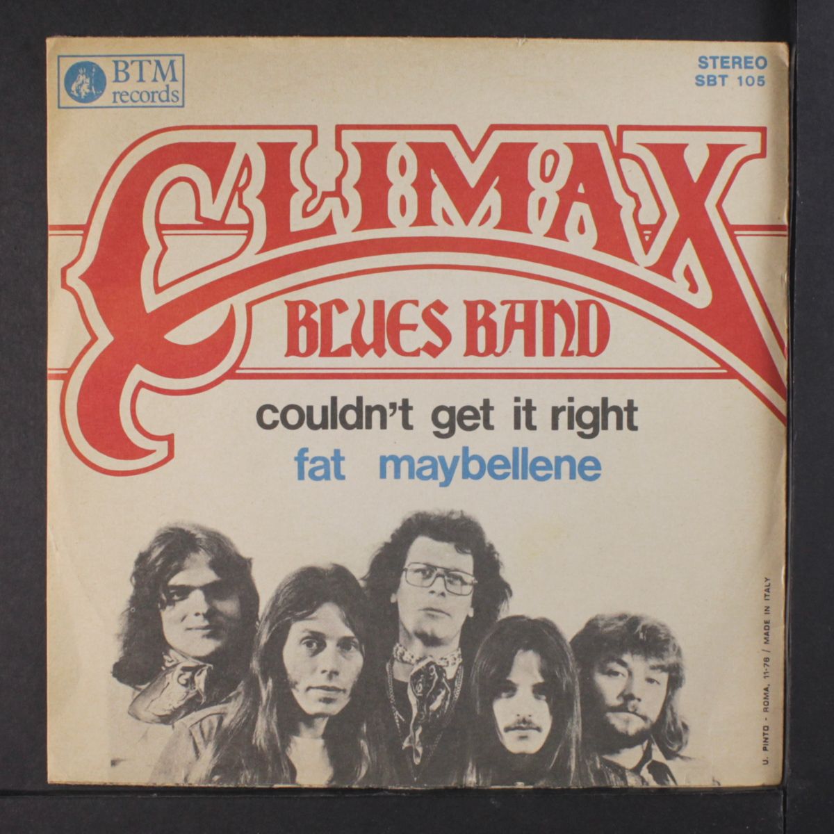 couldn't get it right / fat maybellene by CLIMAX BLUES BAND