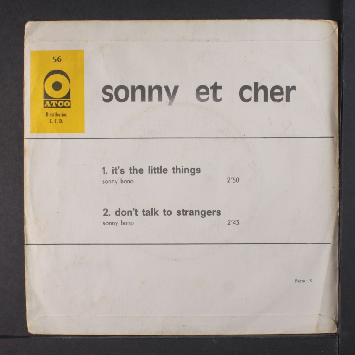 it's the little things / don't talk to strangers by SONNY