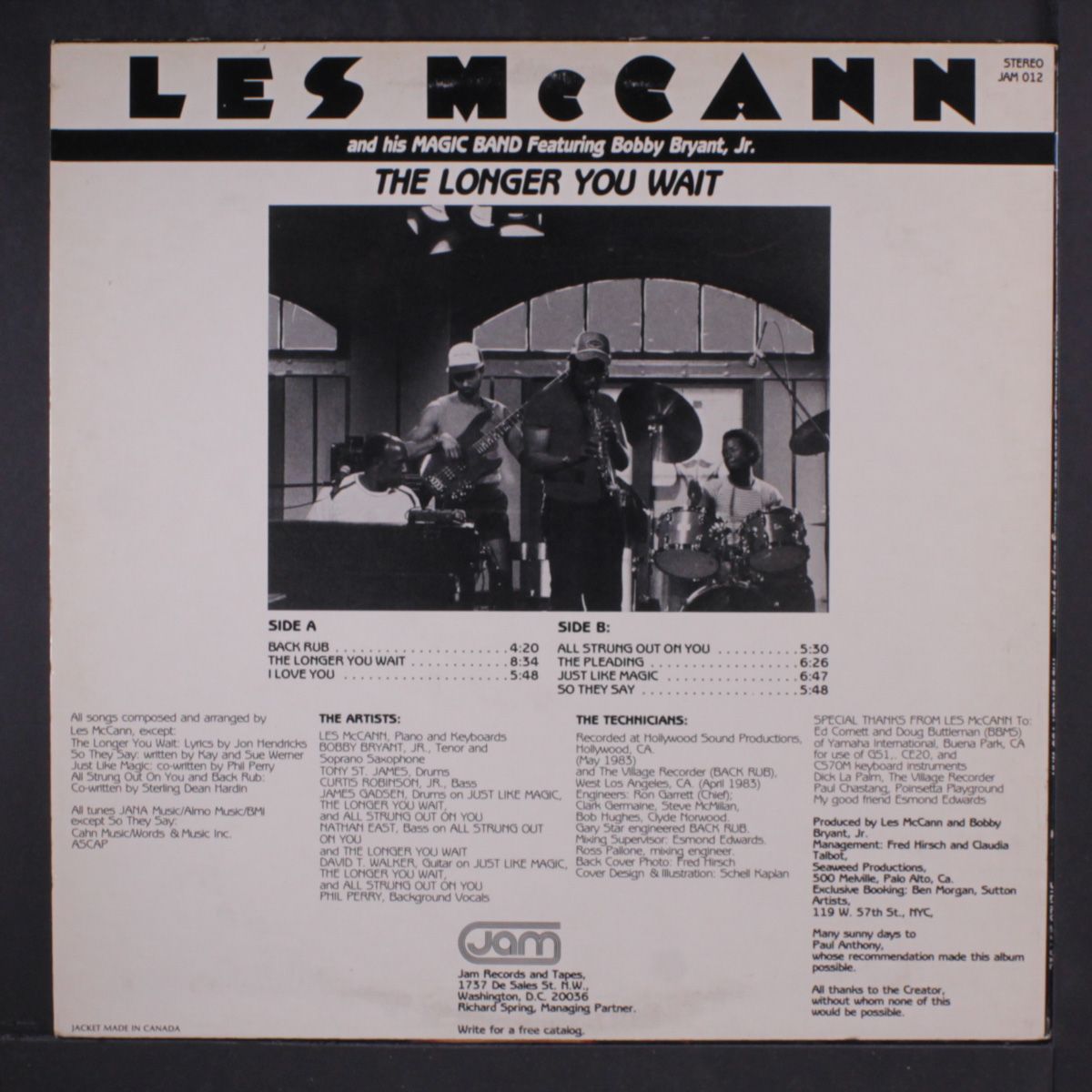 the longer you wait by LES MCCANN