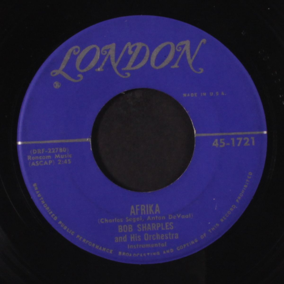 afrika / oo-la-la, oui-oui! by BOB SHARPLES