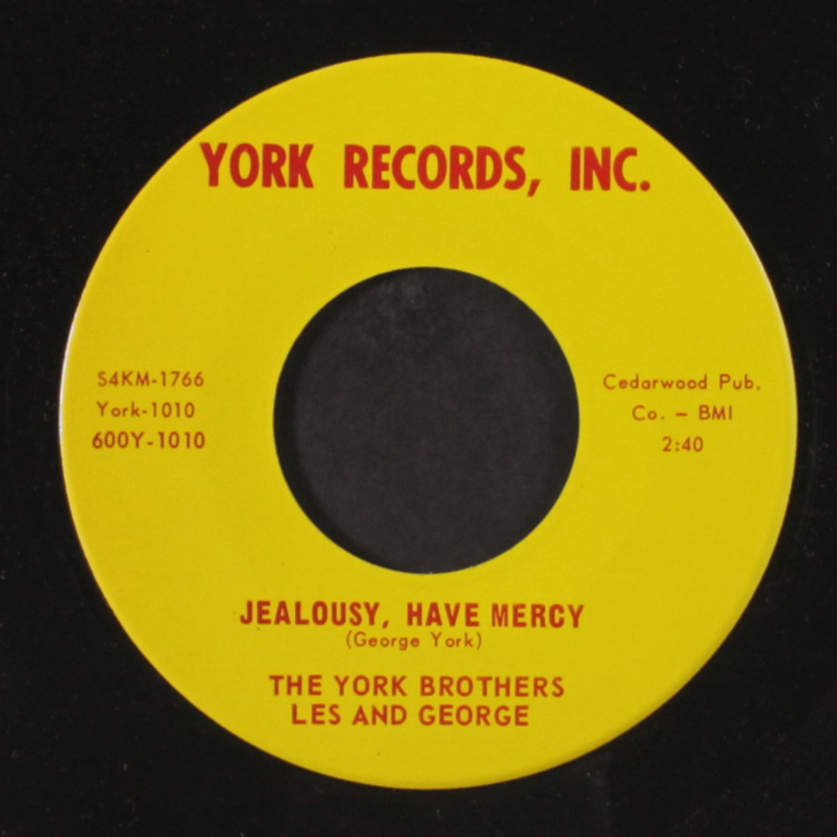 over the hill / jealousy, have mercy by YORK BROTHERS