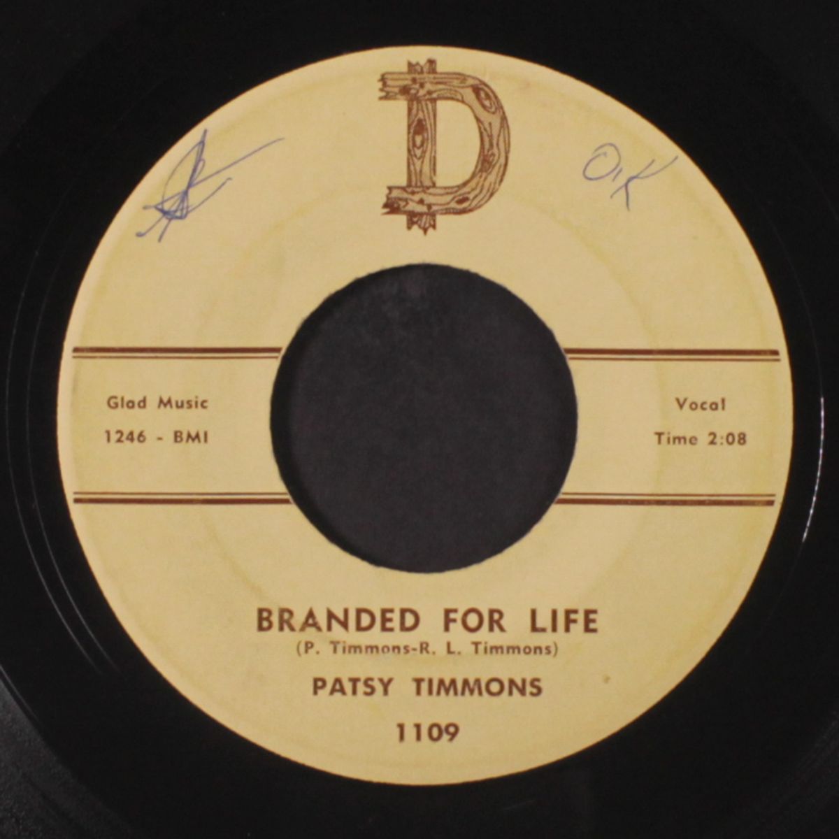 branded for life / my philosophy by PATSY TIMMONS