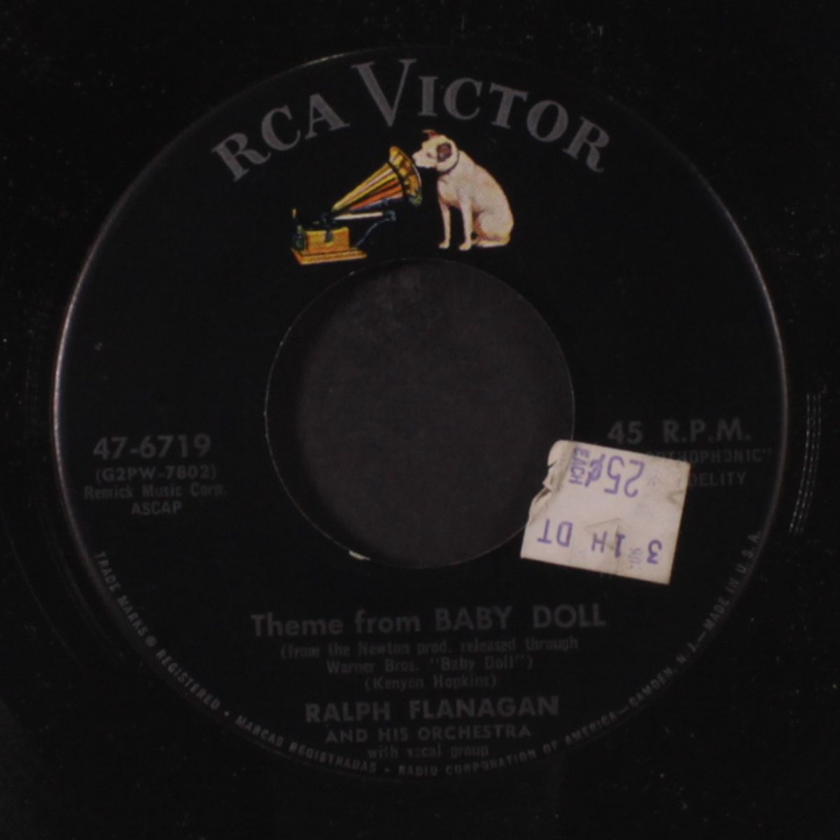theme from baby doll / a rose and a baby ruth by RALPH FLANAGAN