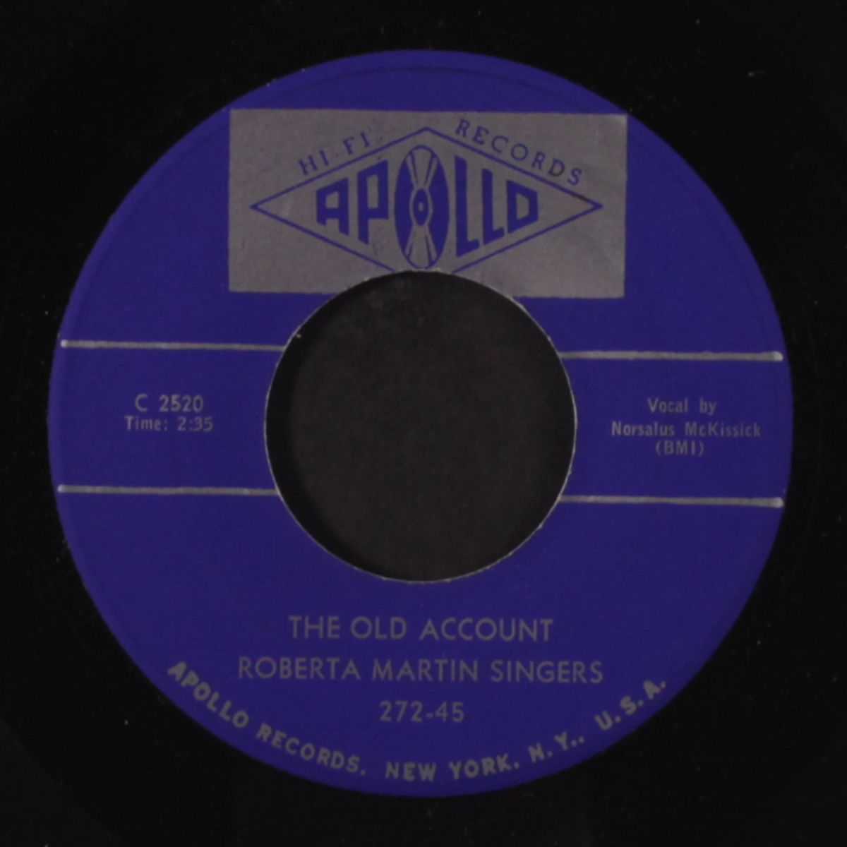 after it's all over / the old account by ROBERTA MARTIN SINGERS