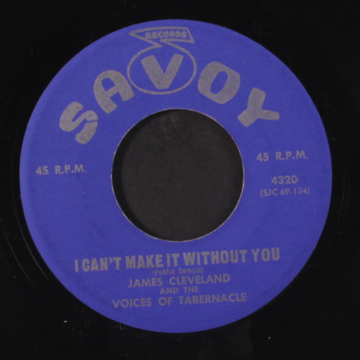 i can't make it without you / no night there by JAMES CLEVELAND