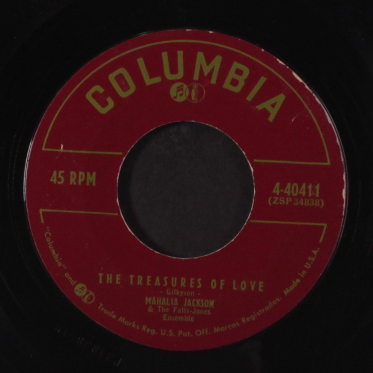 a rusty old halo / the treasure of love by MAHALIA JACKSON