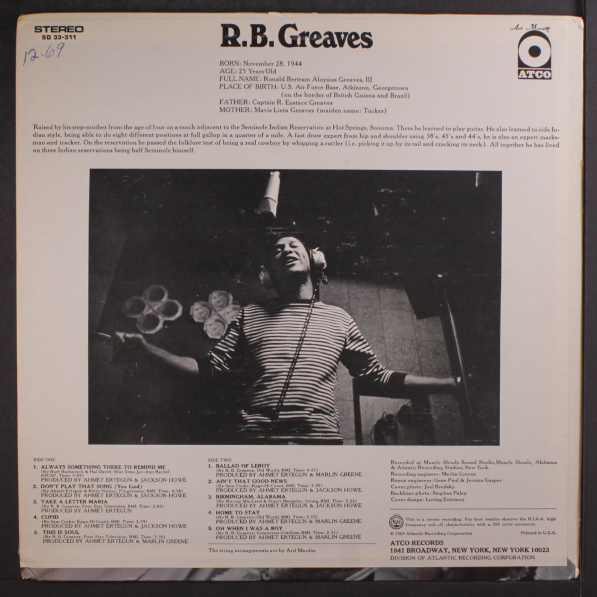 r.b. greaves by R.B. GREAVES
