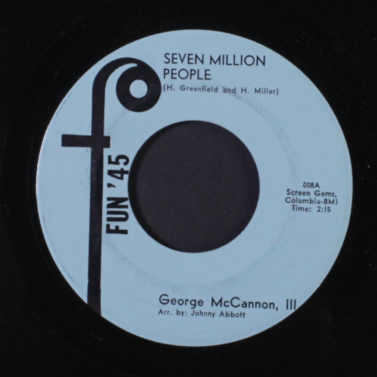 seven million people / you can't grow peaches on a cherry tree by GEORGE MCCANNON III