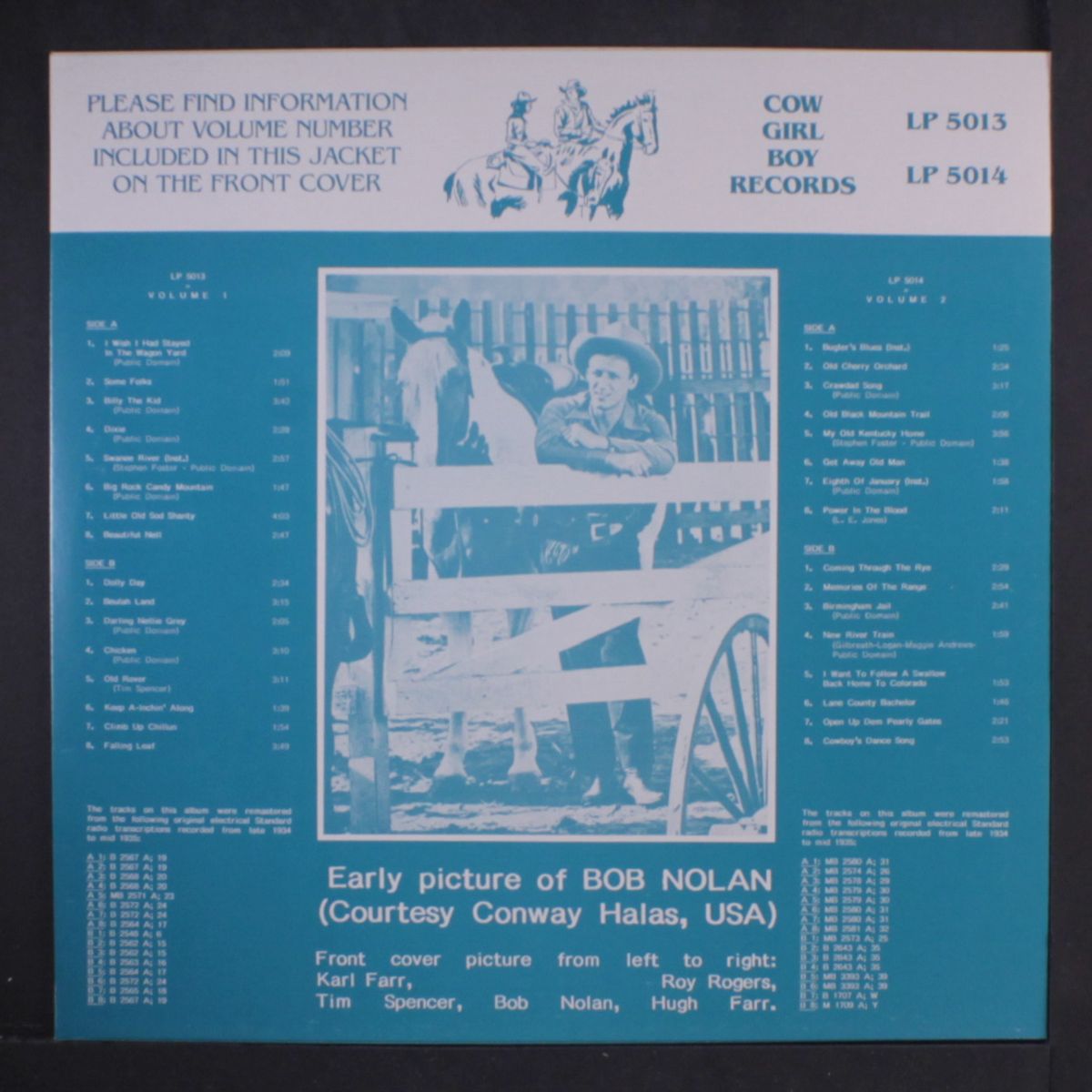 in the beginning, vol. 2 by SONS OF THE PIONEERS