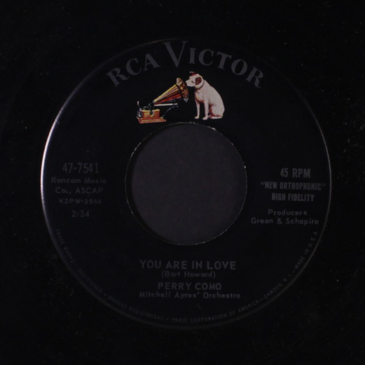 i know / you are in love by PERRY COMO