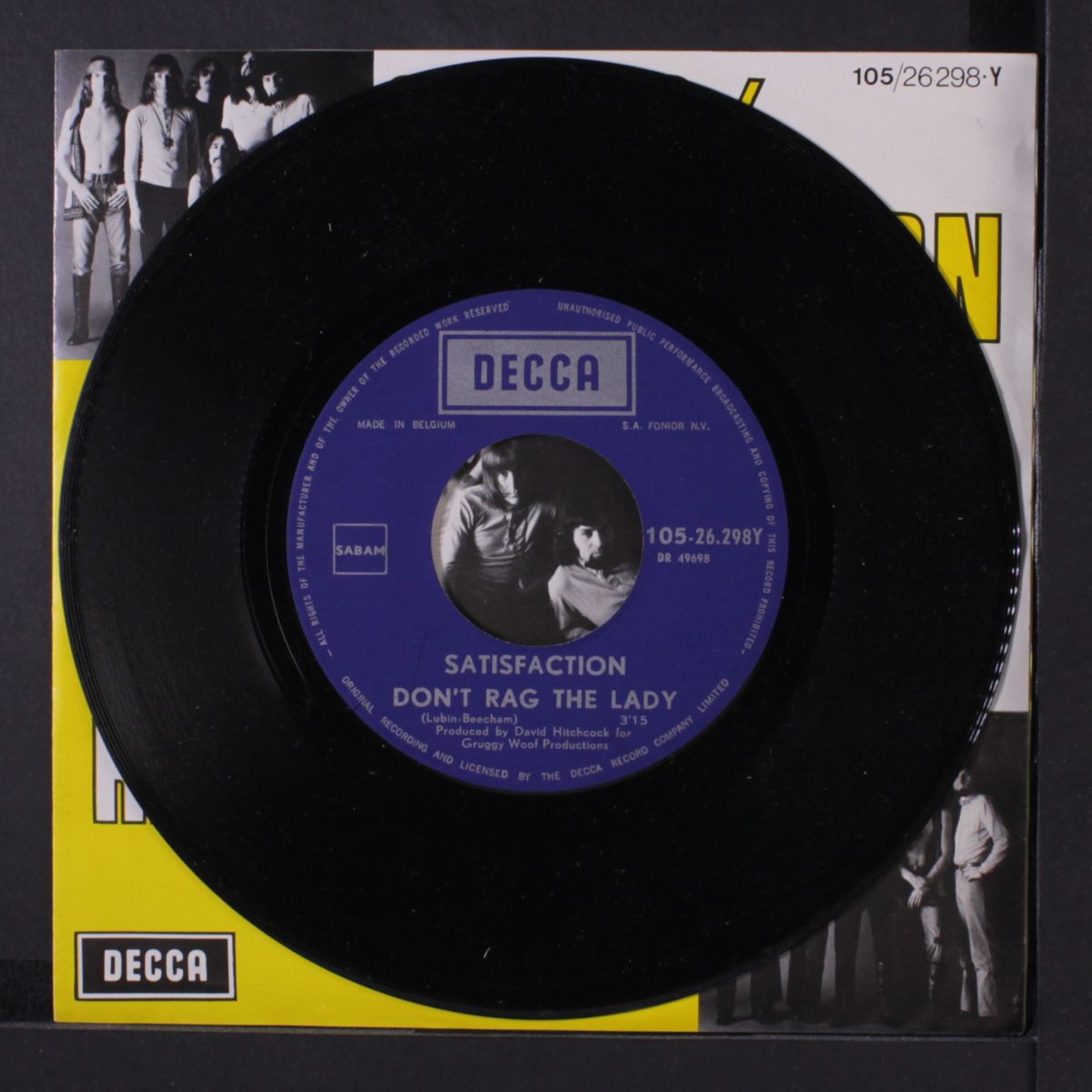don't rag the lady / gregory shan't by SATISFACTION