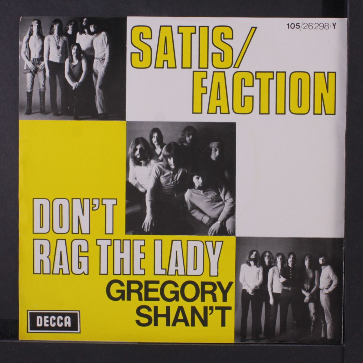don't rag the lady / gregory shan't by SATISFACTION