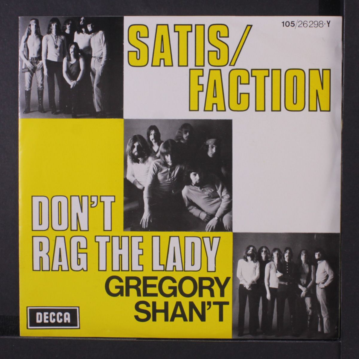 don't rag the lady / gregory shan't by SATISFACTION