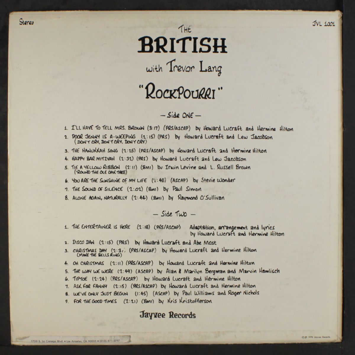 rockpourri by BRITISH WITH TREVOR LANG