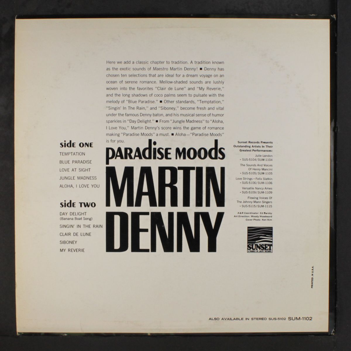 paradise moods by MARTIN DENNY