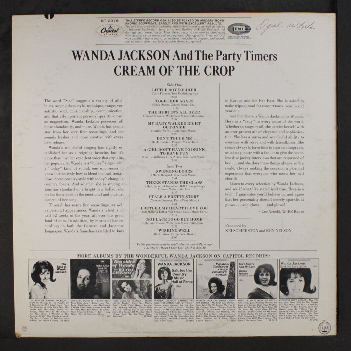 cream of the crop by WANDA JACKSON
