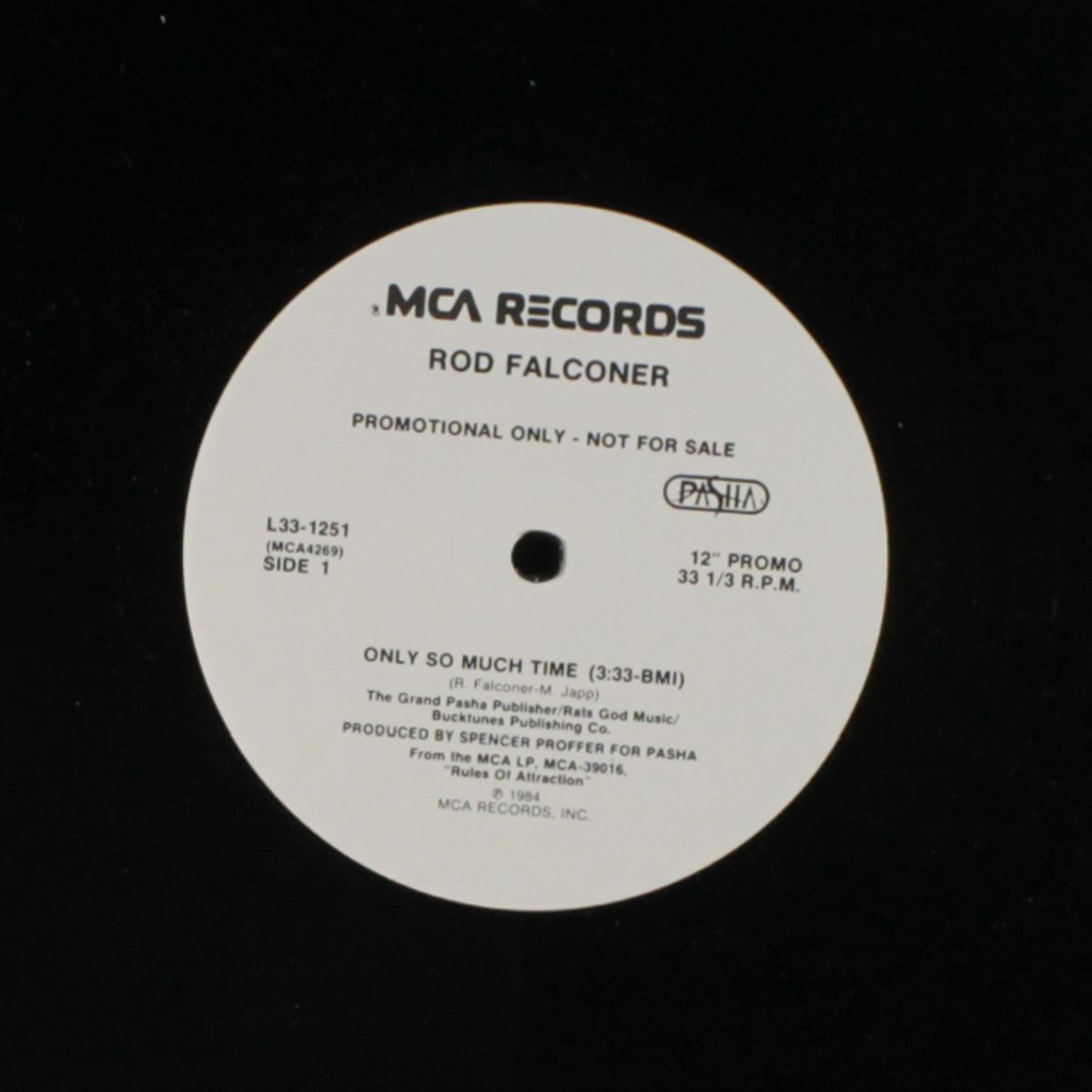 only so much time by ROD FALCONER