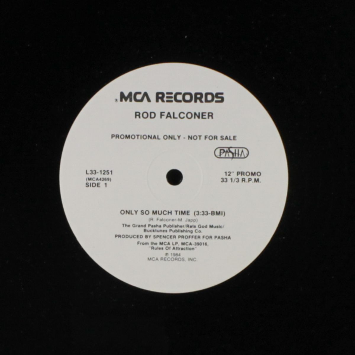only so much time by ROD FALCONER