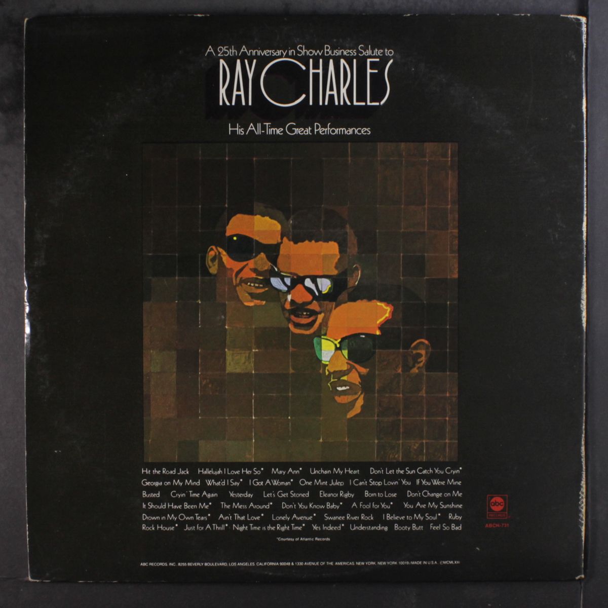 a 25th anniversary in show business salute by RAY CHARLES