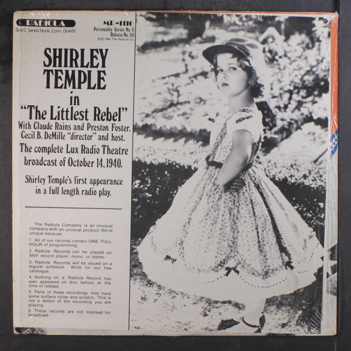 the littlest rebel by SHIRLEY TEMPLE