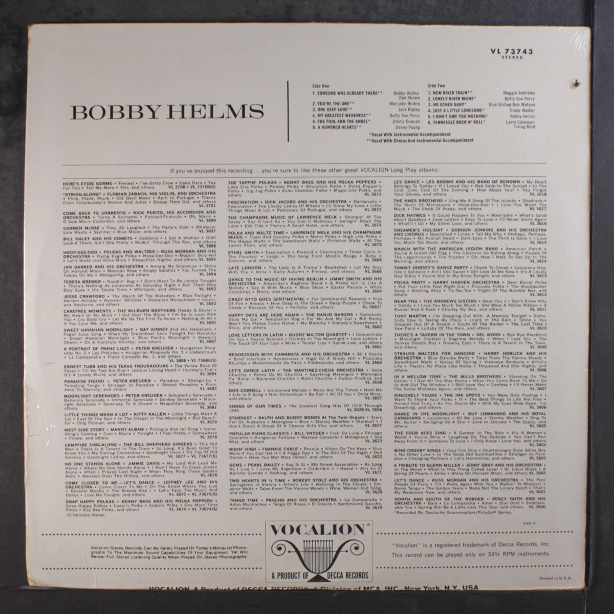 bobby helms by BOBBY HELMS