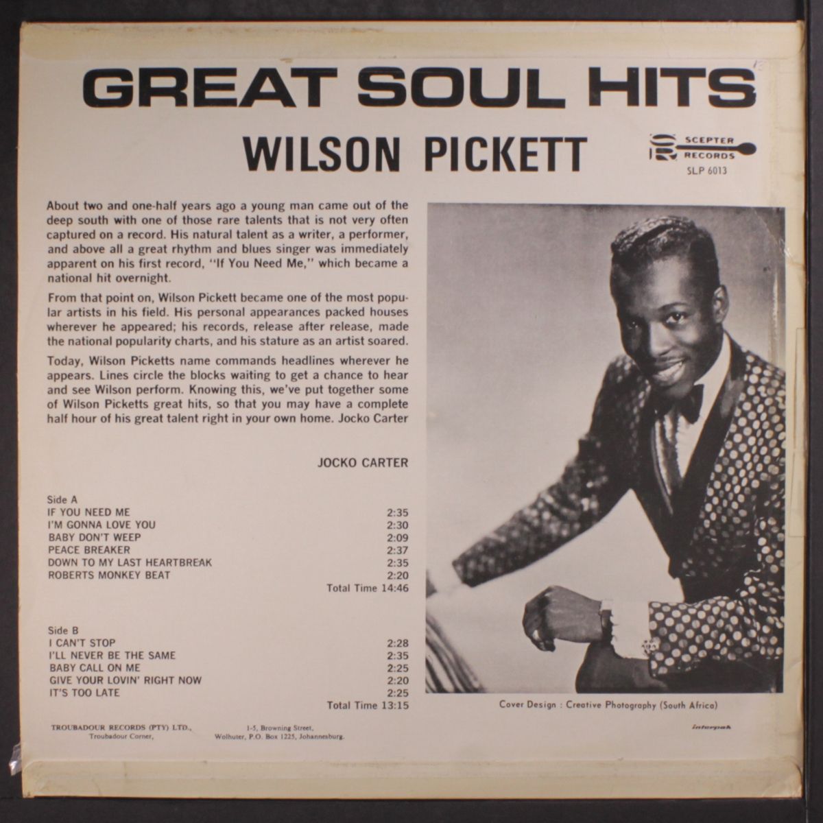 great soul hits by WILSON PICKETT