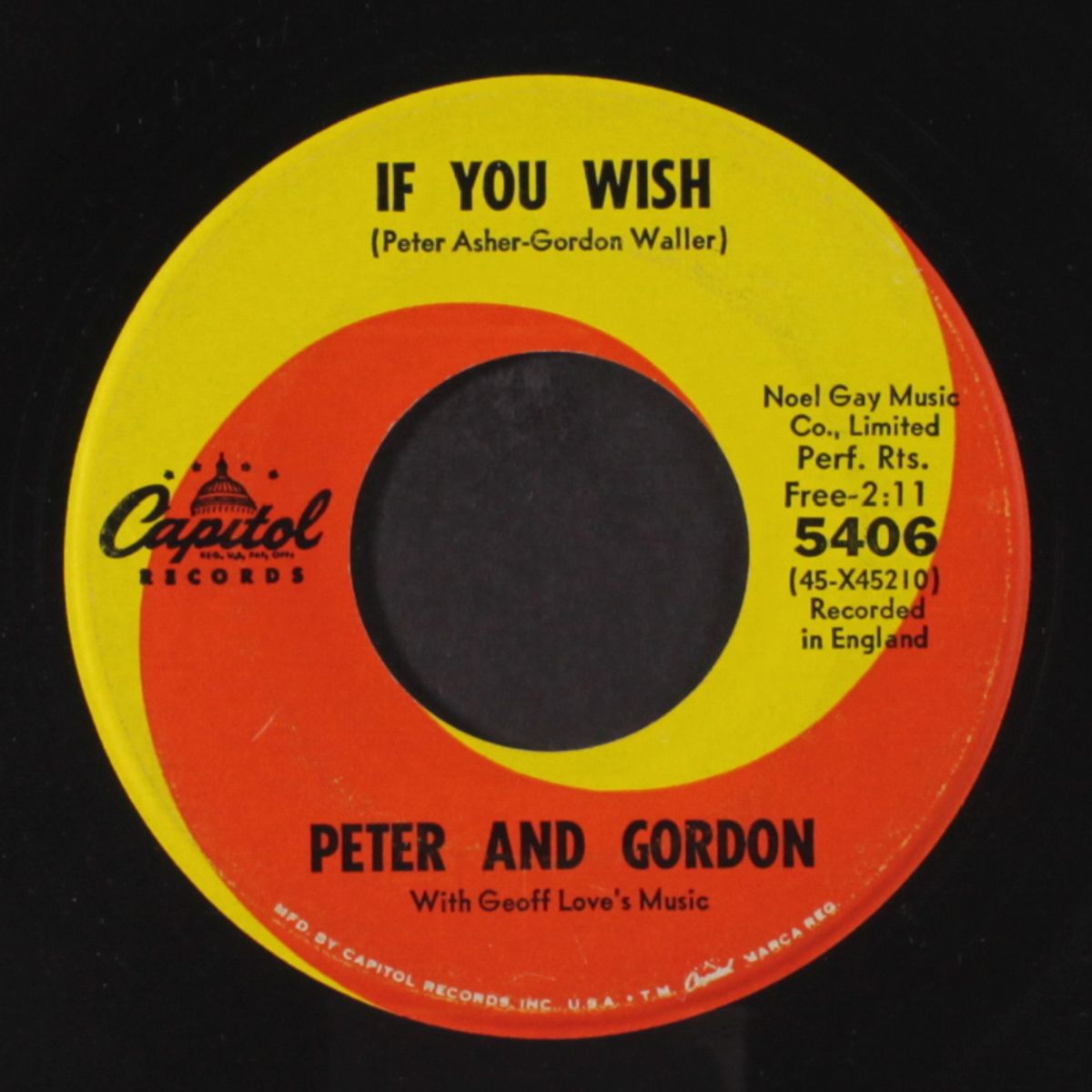 if you wish / true love ways by PETER & GORDON
