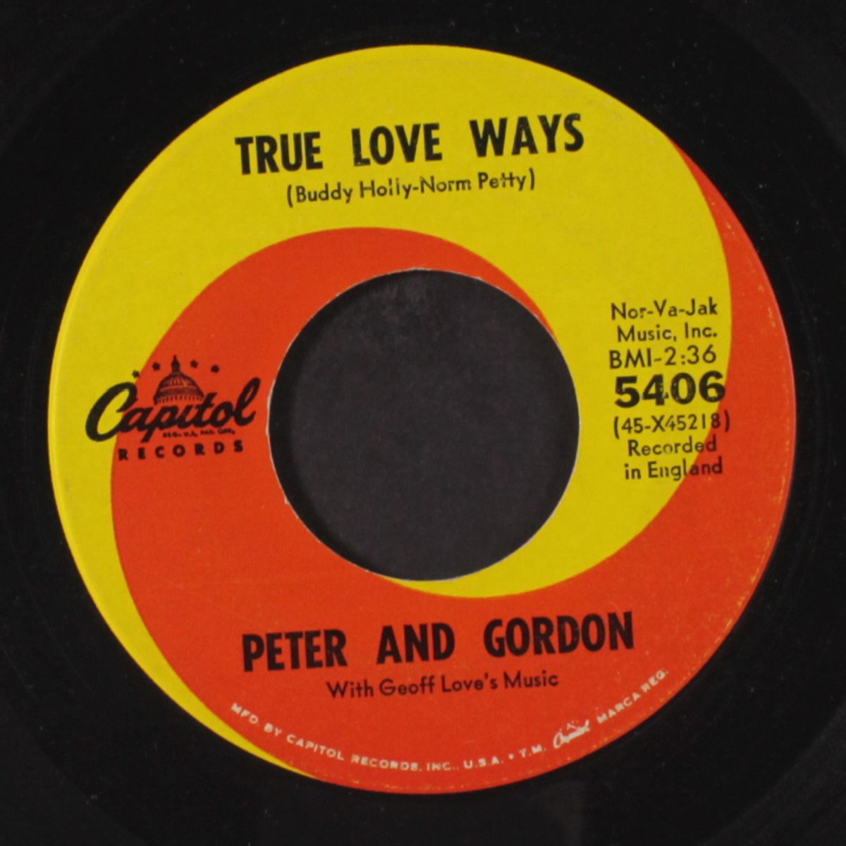 if you wish / true love ways by PETER & GORDON