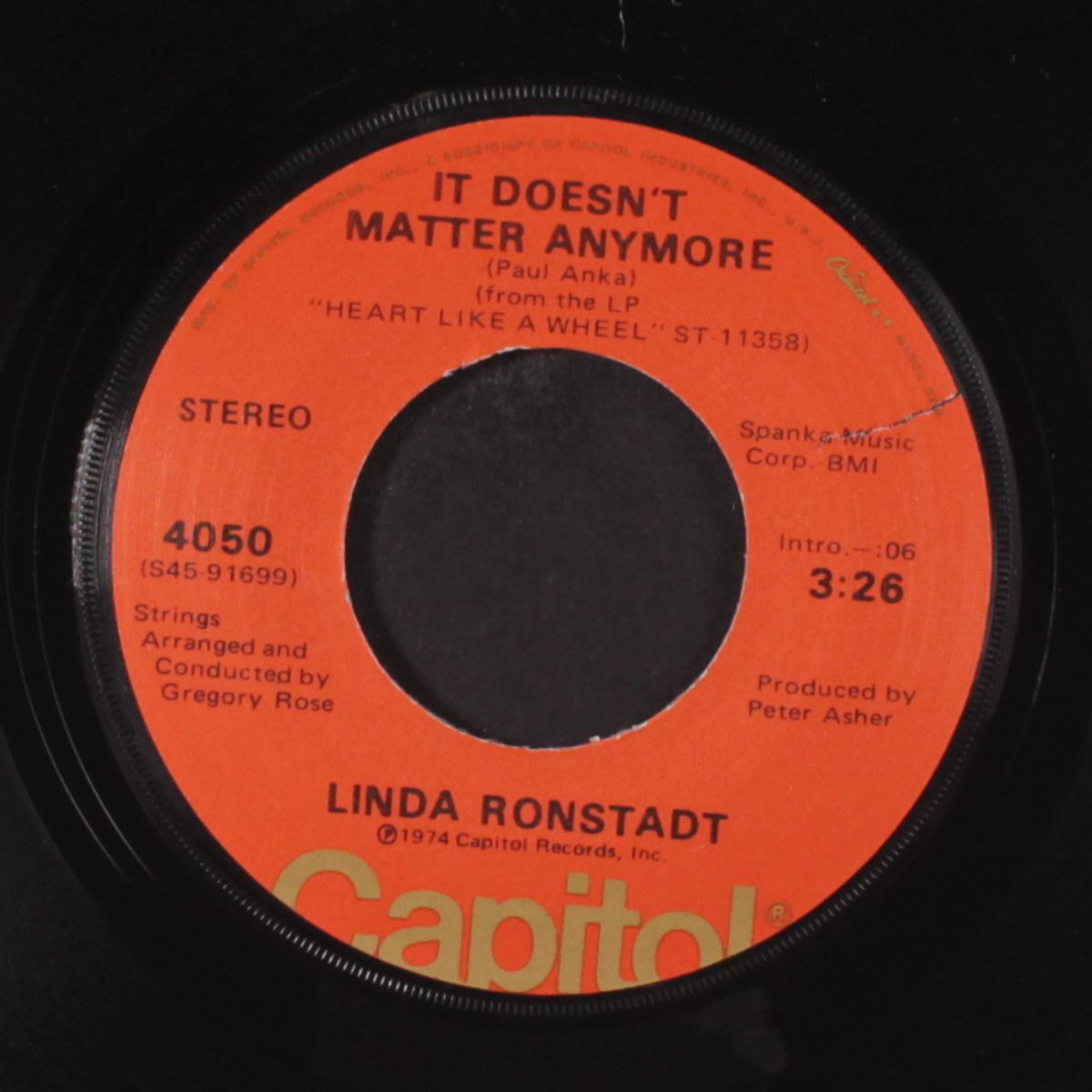 when will i be loved / it doesn't matter anymore by LINDA RONSTADT