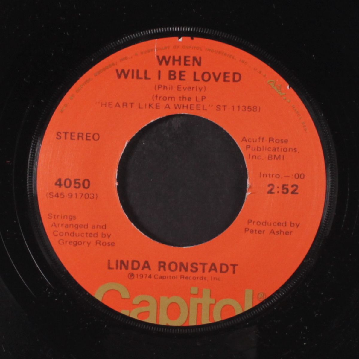 when will i be loved / it doesn't matter anymore by LINDA RONSTADT