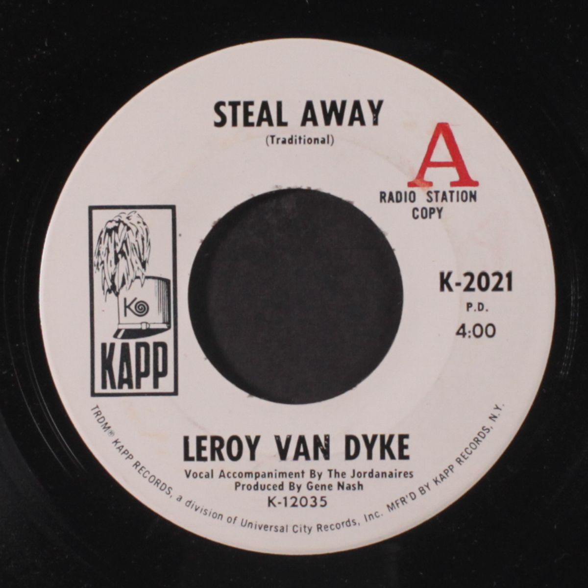 steal away / same by LEROY VAN DYKE