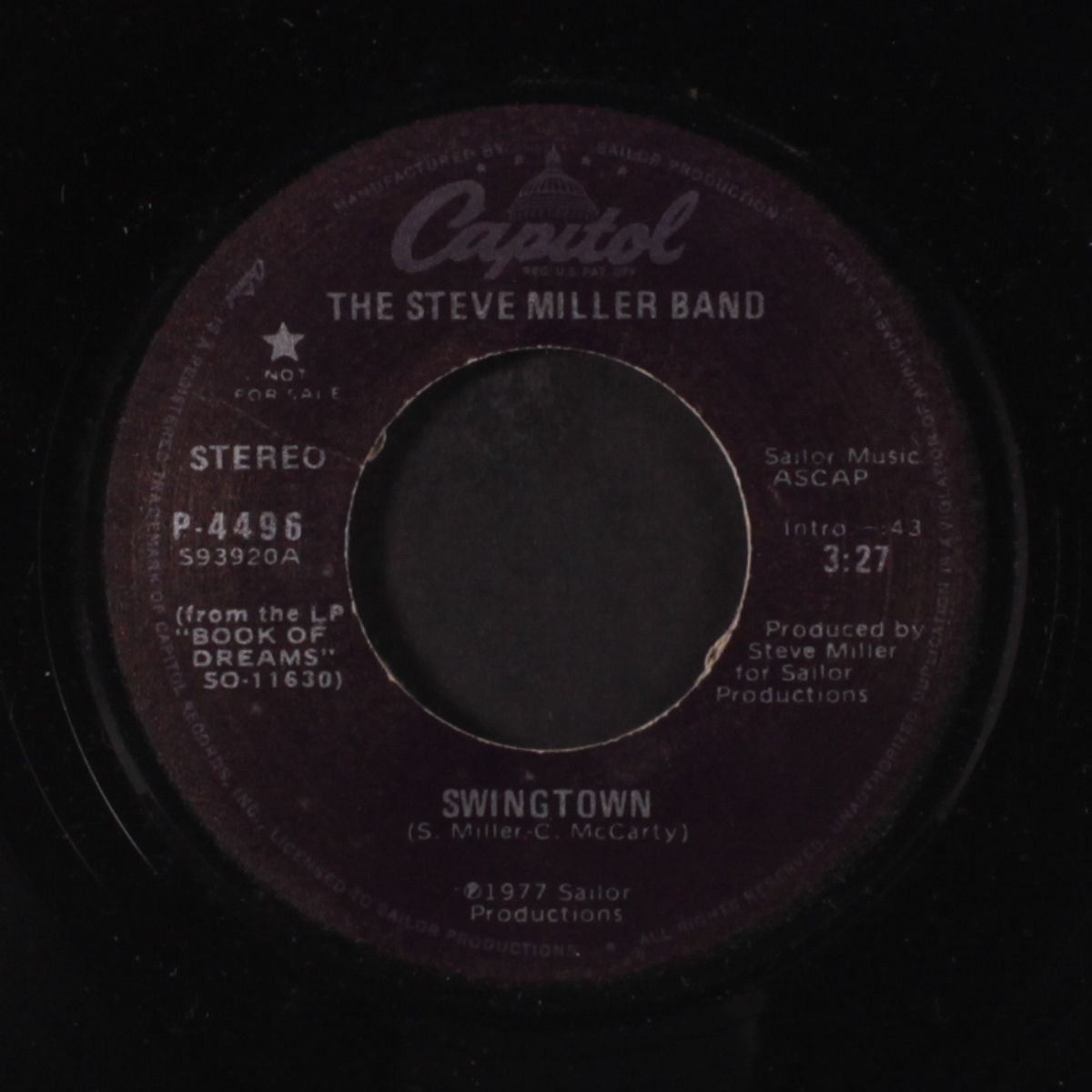 swingtown / winter time by STEVE MILLER