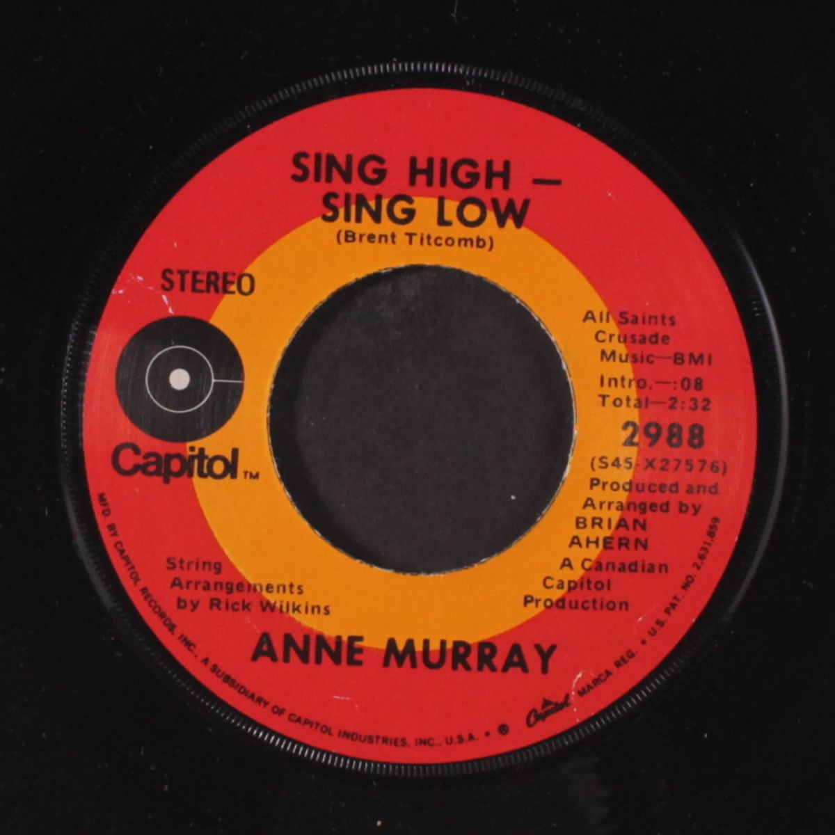 days of the looking glass / sing high - sing low by ANNE MURRAY