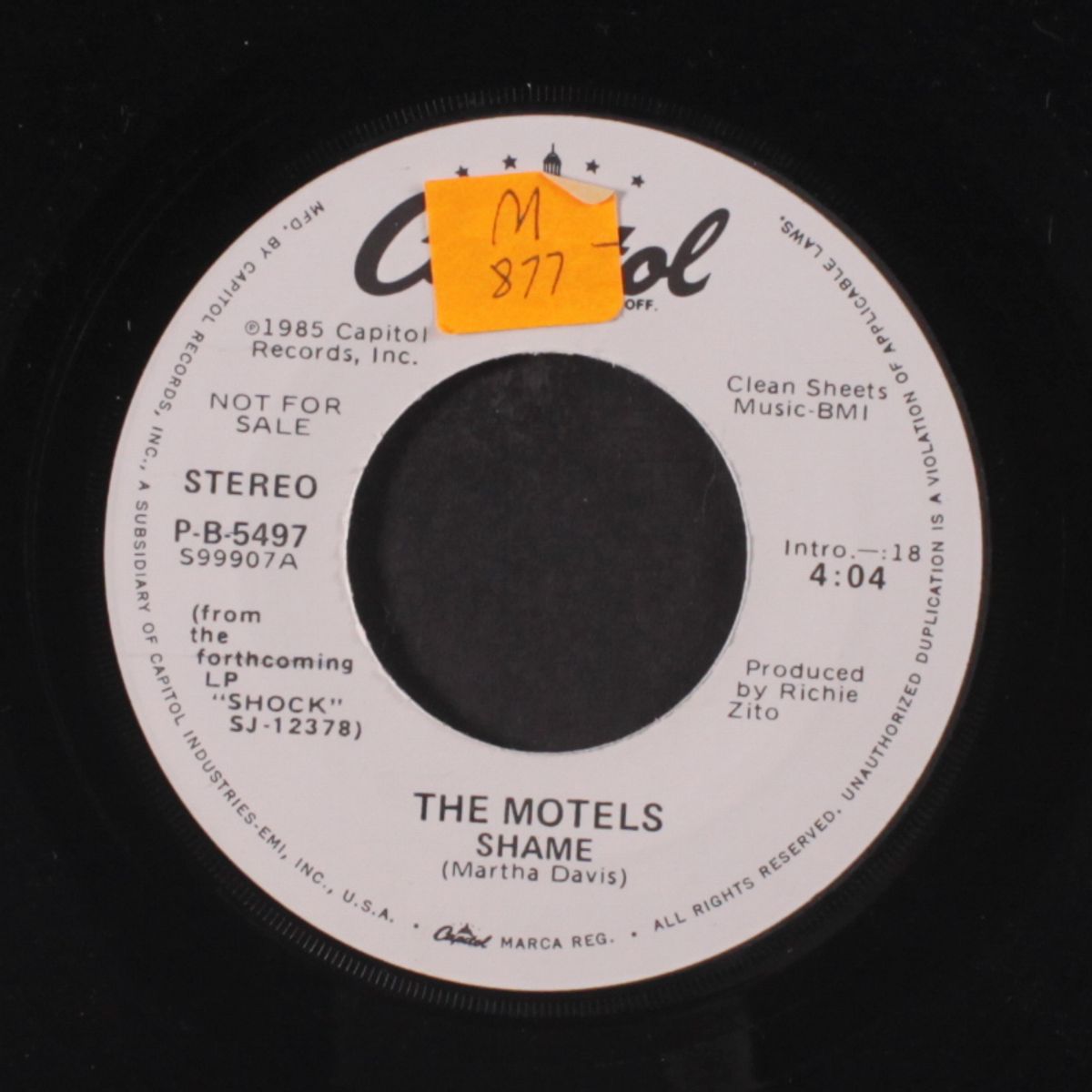 shame / same by MOTELS
