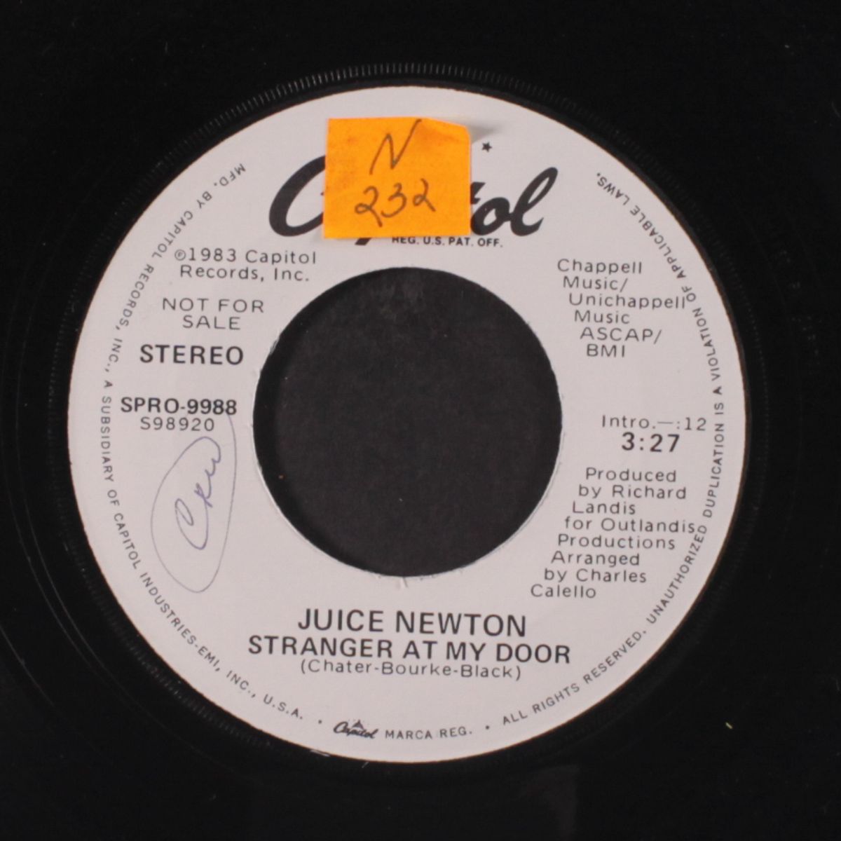 stranger at my door / same by JUICE NEWTON