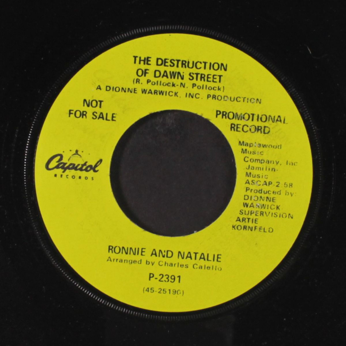 a red fire burns / the destruction of dawn street by RONNIE & NATALIE