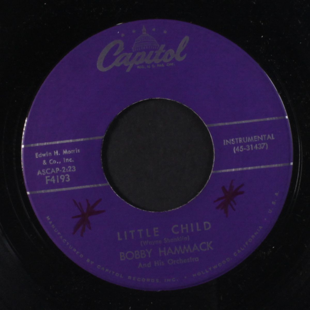 rhythm / little child by BOBBY HAMMACK