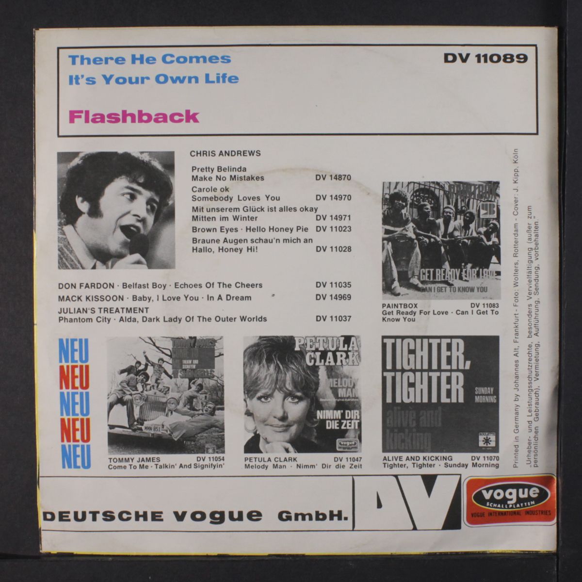 there he comes / it's your own life by FLASHBACK