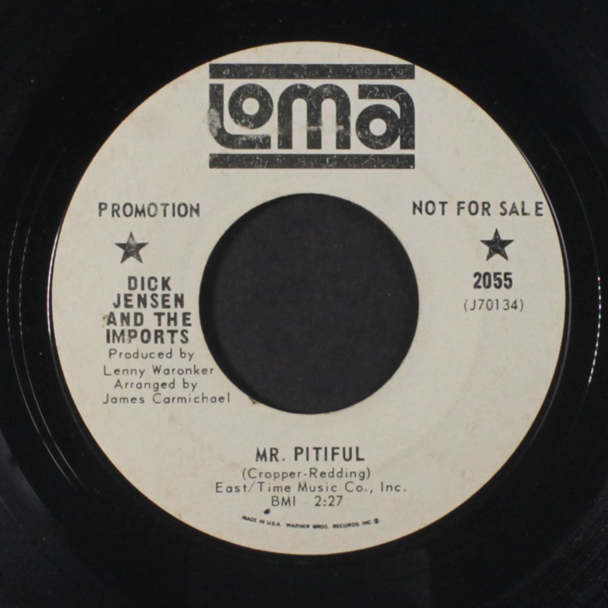 mr. pitiful / you don't love me anymore by DICK JENSEN & IMPORTS