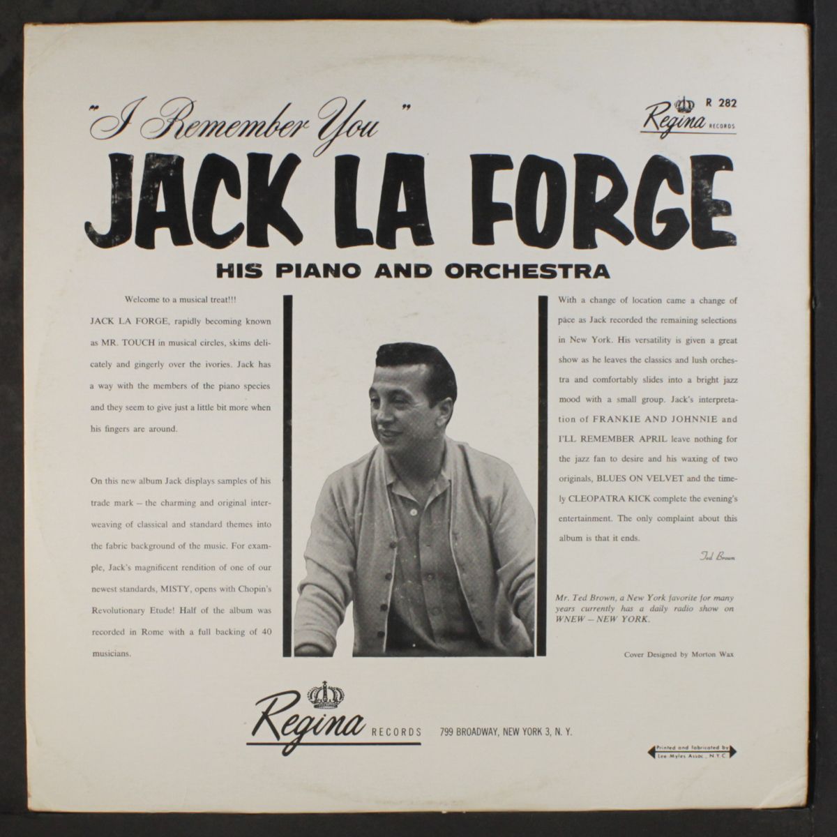 i remember you by JACK LA FORGE