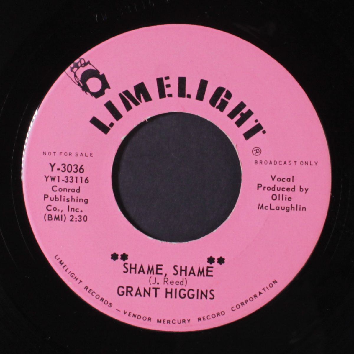shame shame / the way i feel by GRANT HIGGINS