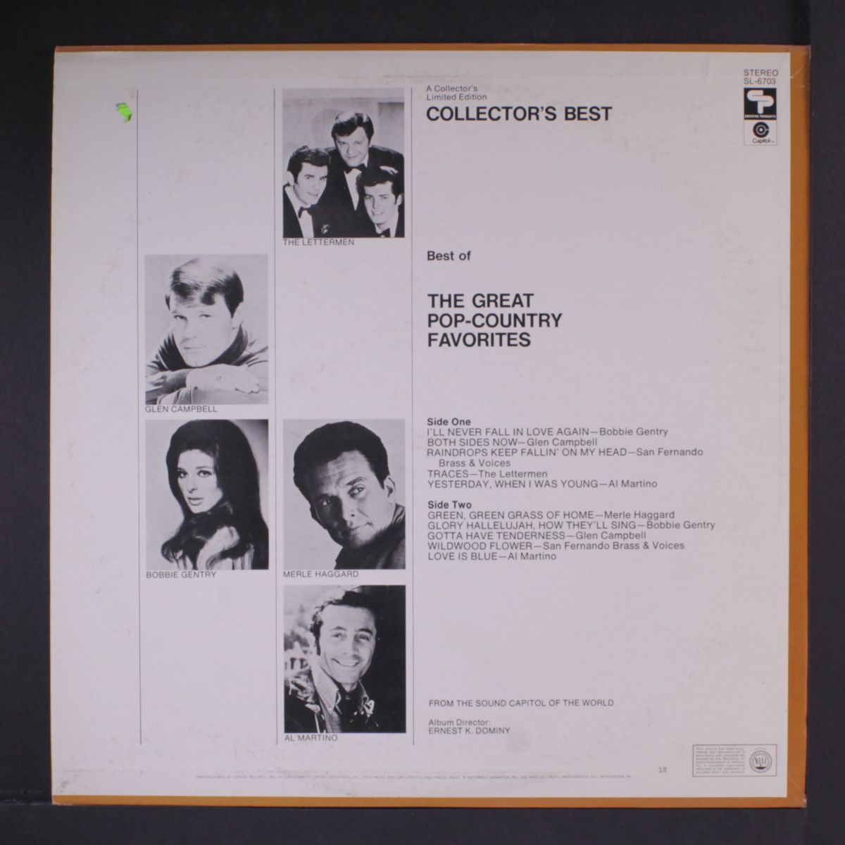 best of the great pop-country favorites by VARIOUS