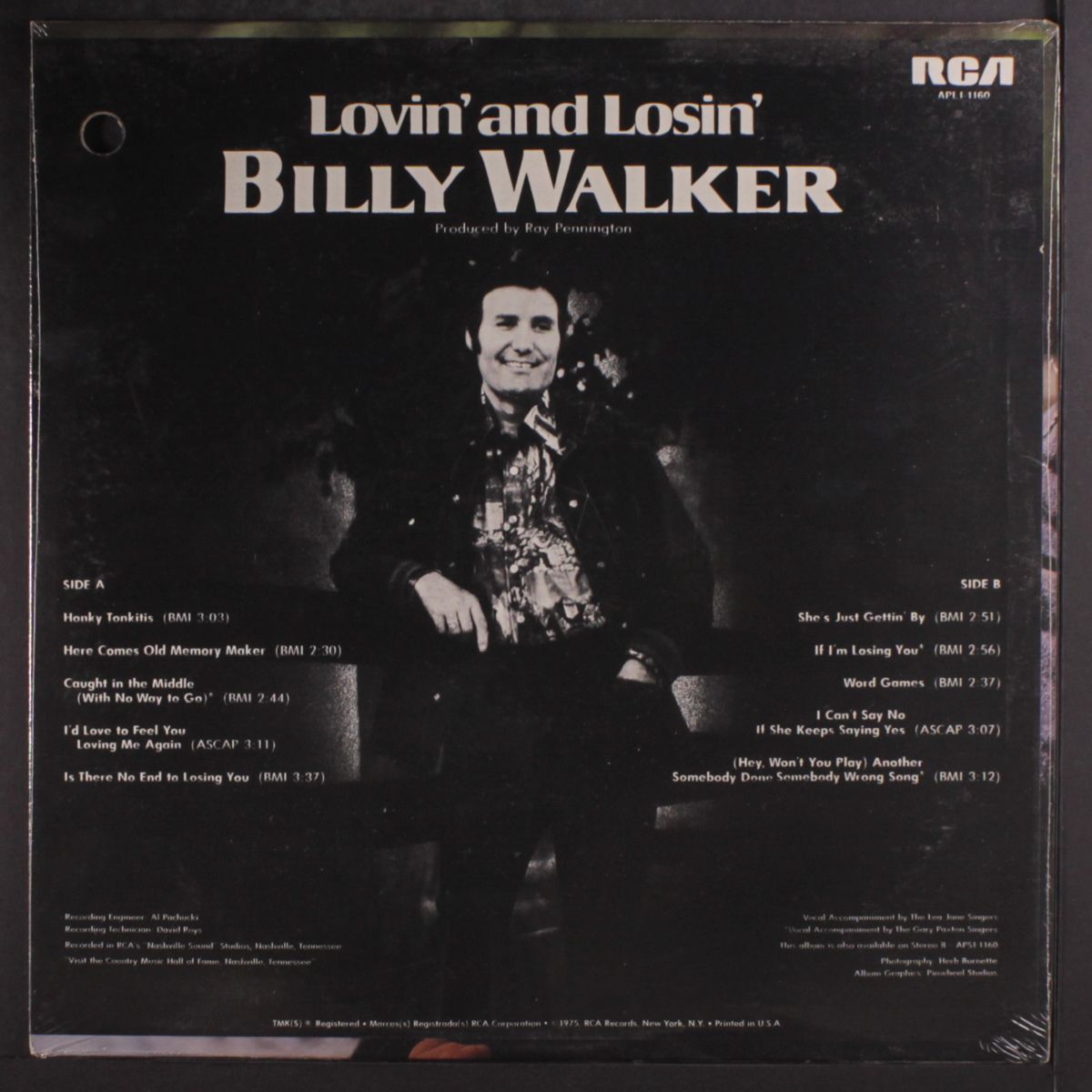 lovin' & losin' by BILLY WALKER