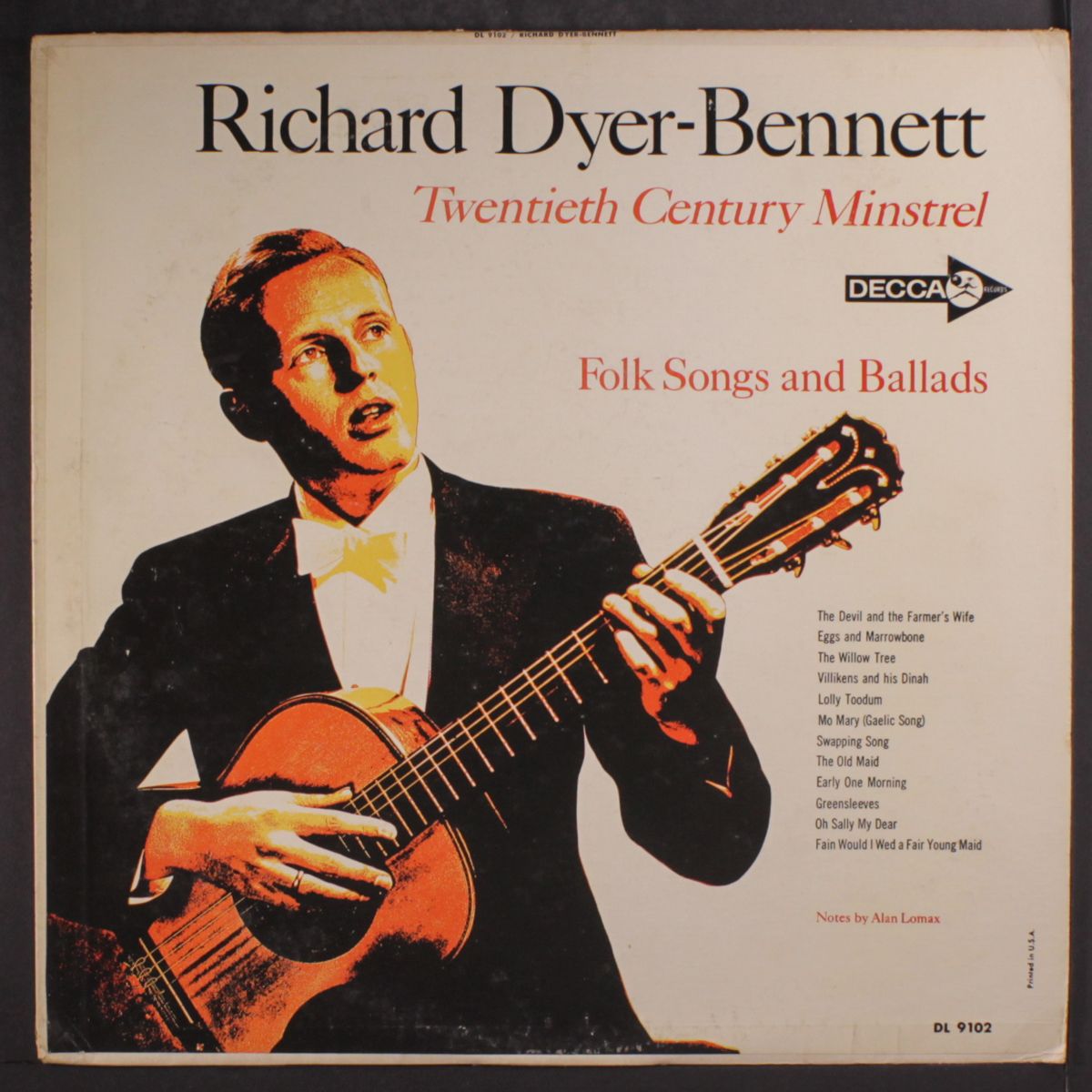 twentieth century minstrel by RICHARD DYER-BENNET