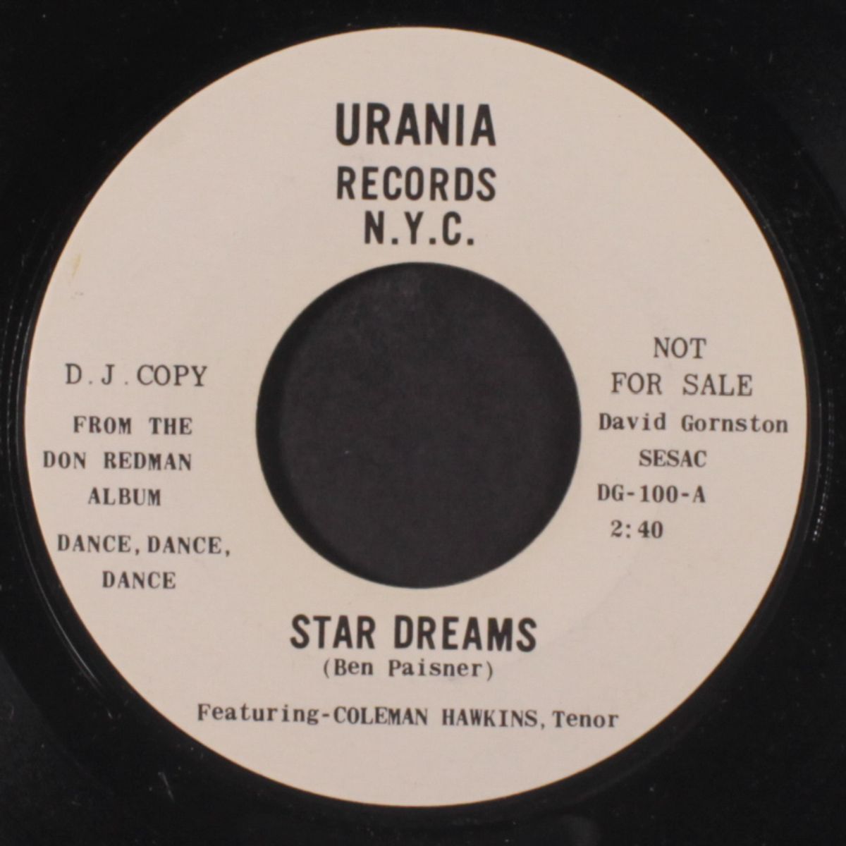 coffee light / star dreams by DON REDMAN / COLEMAN HAWKINS