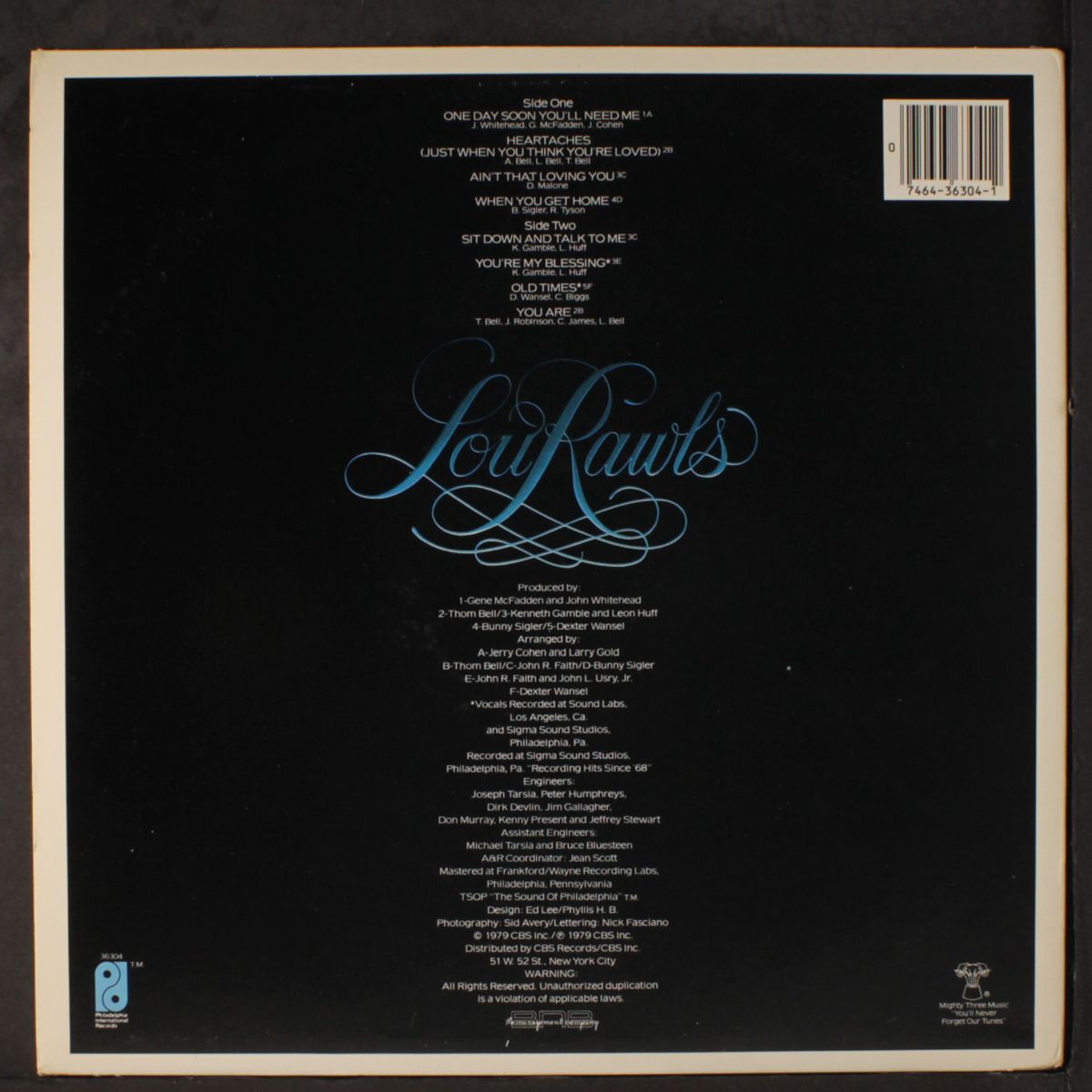 sit down and talk to me by LOU RAWLS