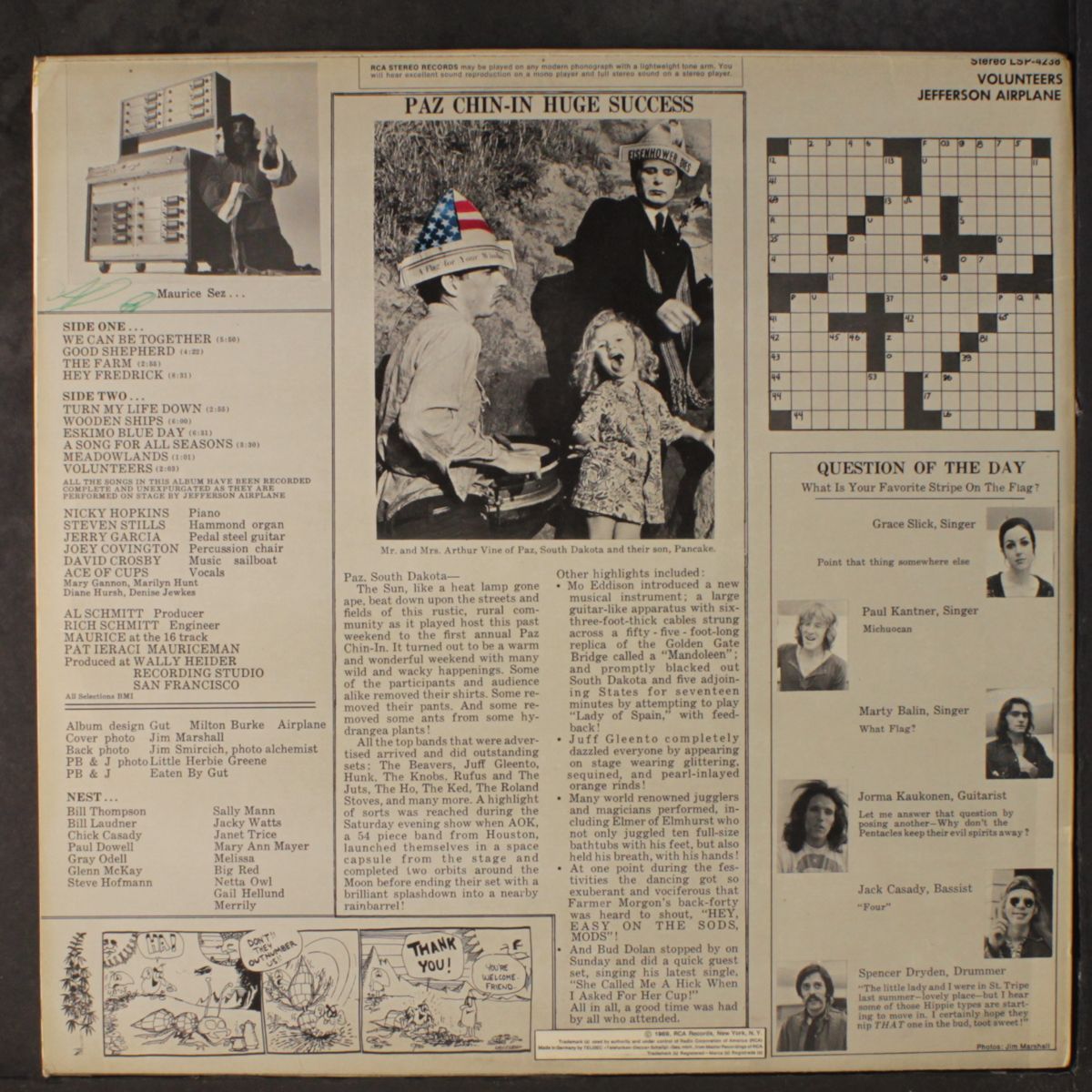 volunteers by JEFFERSON AIRPLANE