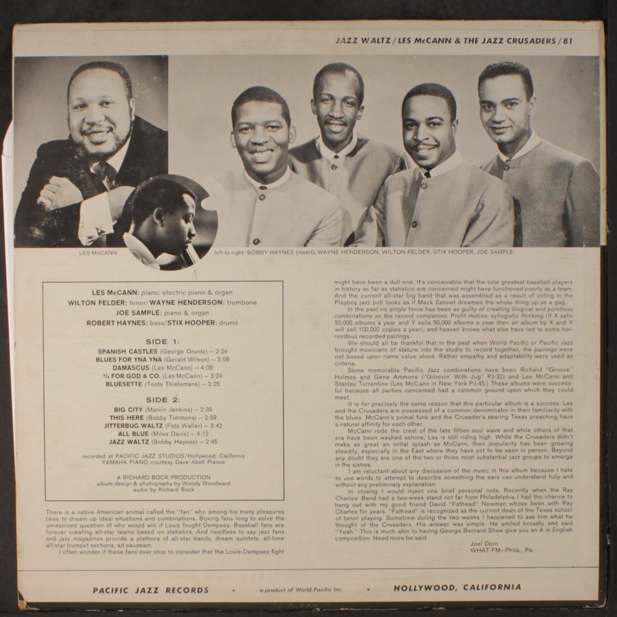 jazz waltz by LES MCCANN & JAZZ CRUSADERS